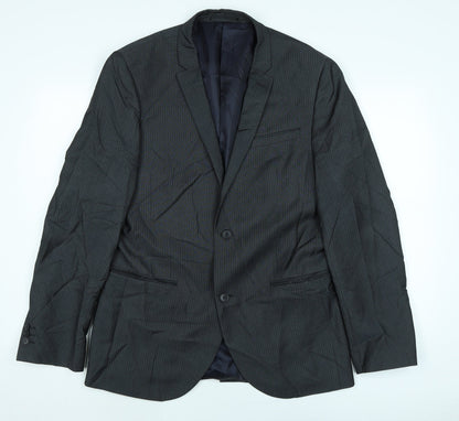 Next Mens Grey Wool Jacket Suit Jacket Size 42 Regular