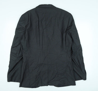 Next Mens Grey Wool Jacket Suit Jacket Size 42 Regular