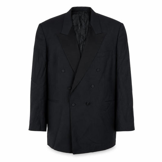 VARTERS Mens Black Wool Tuxedo Suit Jacket Size 34 Regular