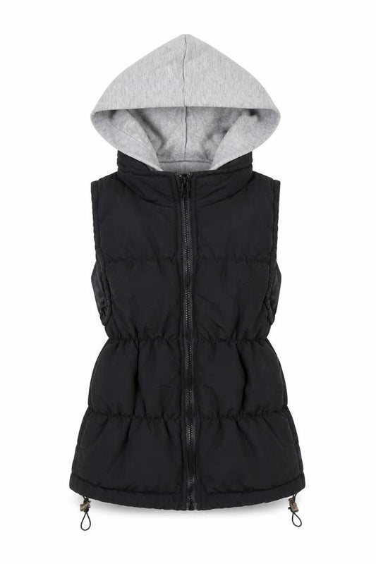 New Look Womens Black Gilet Waistcoat Size 6