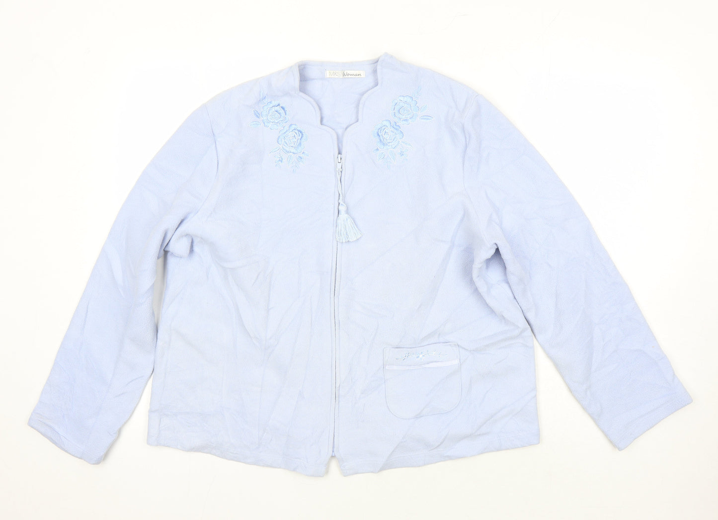 M&S Womens Blue Jacket Size 12