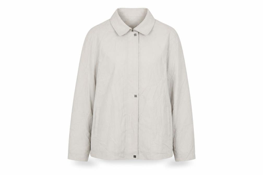 Katherine Hammond Womens Beige Jacket Size 18