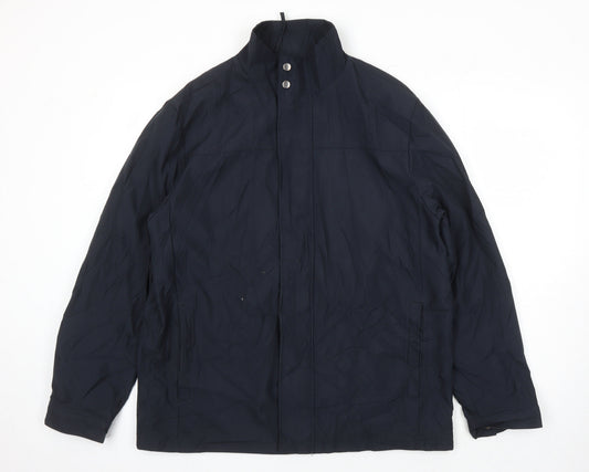 Greenwoods Mens Blue Herringbone Jacket Size M