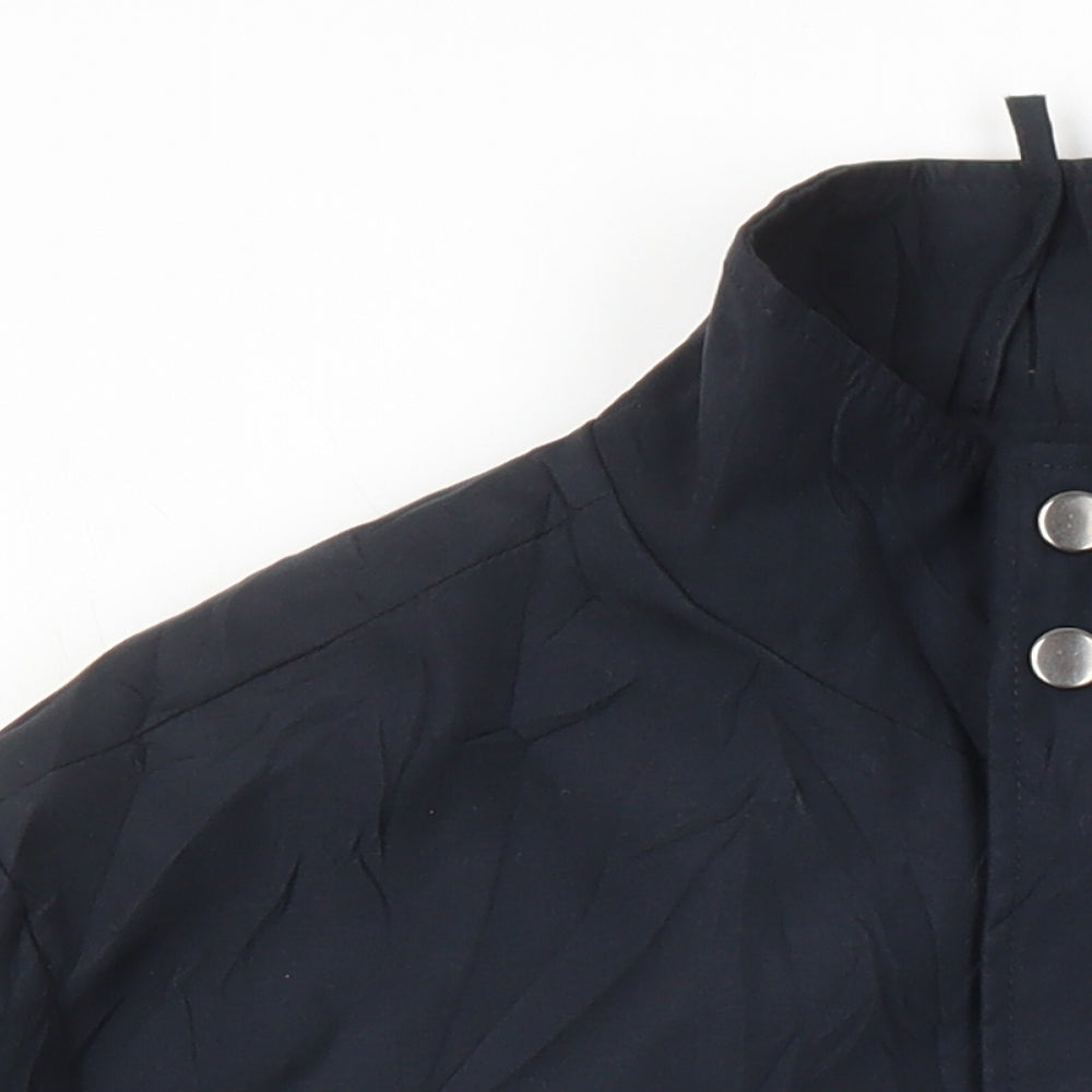 Greenwoods Mens Blue Herringbone Jacket Size M