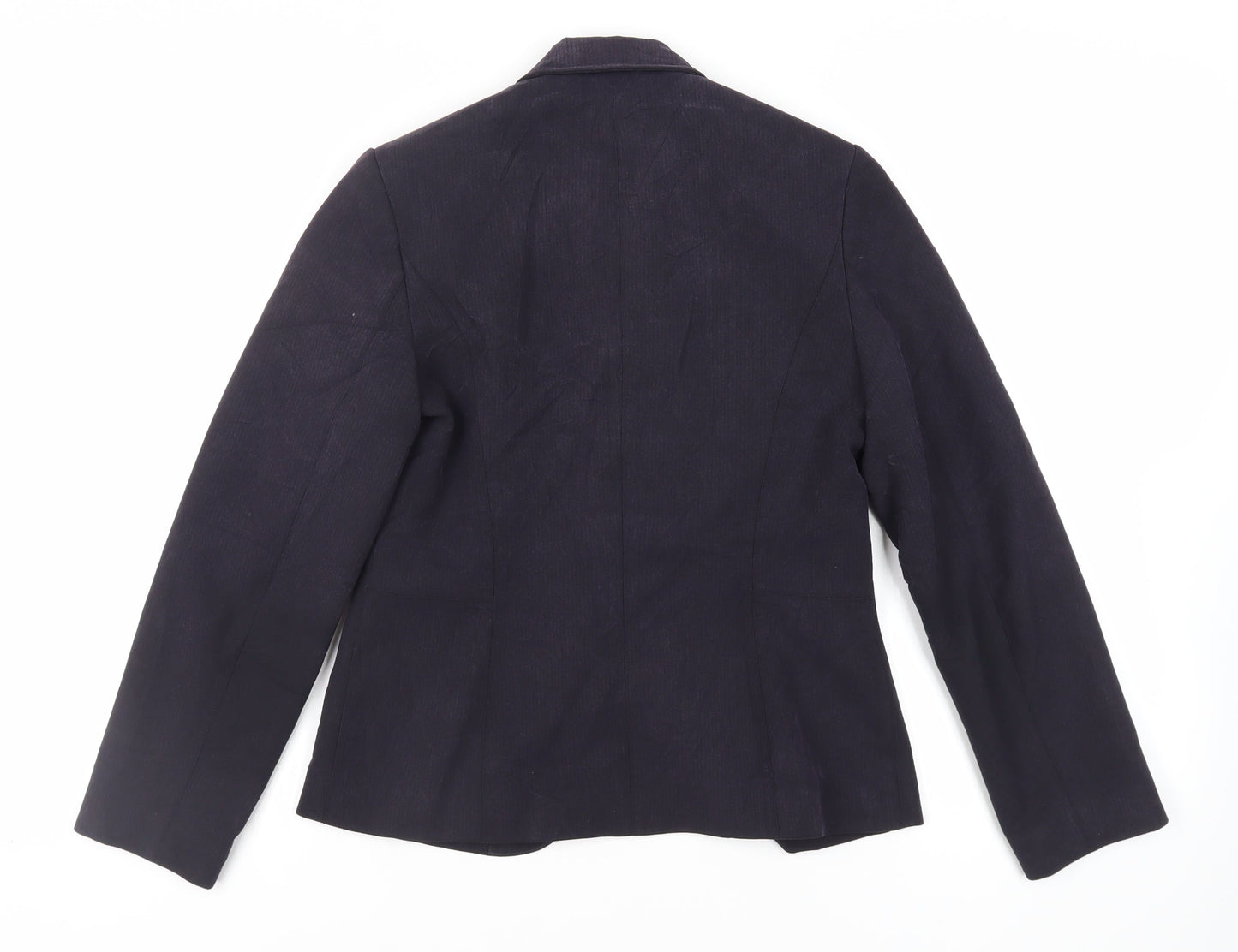 NEXT Womens Blue Jacket Blazer Size 8 Button - Vintage