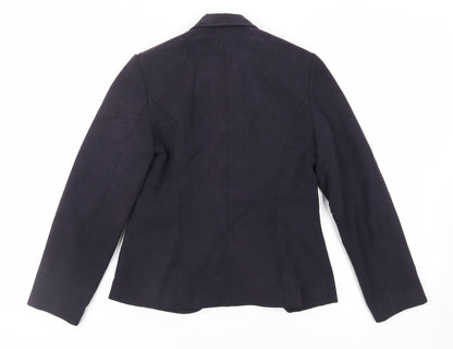 Next Womens Blue Jacket Blazer Size 8 Button - Vintage