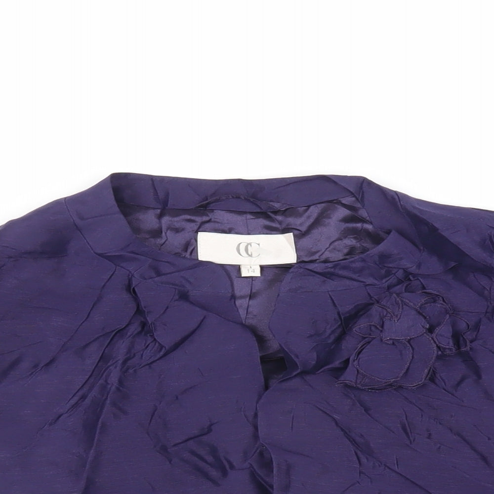 CC Womens Purple Jacket Size 14 - Open