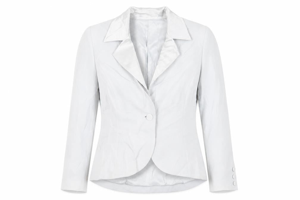 Presen De Luxe Womens Blue Jacket Blazer Size 12 Button
