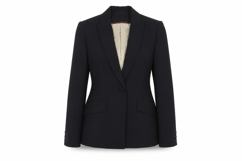 Principles Womens Black Jacket Blazer Size 8 Button