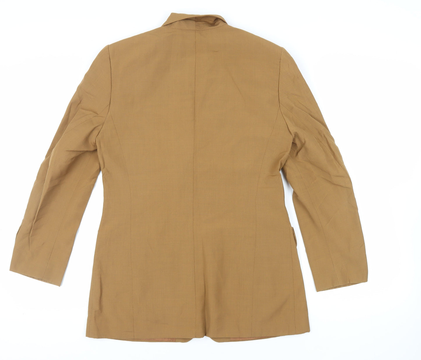 Bianca Womens Brown Jacket Blazer Size 8 Button