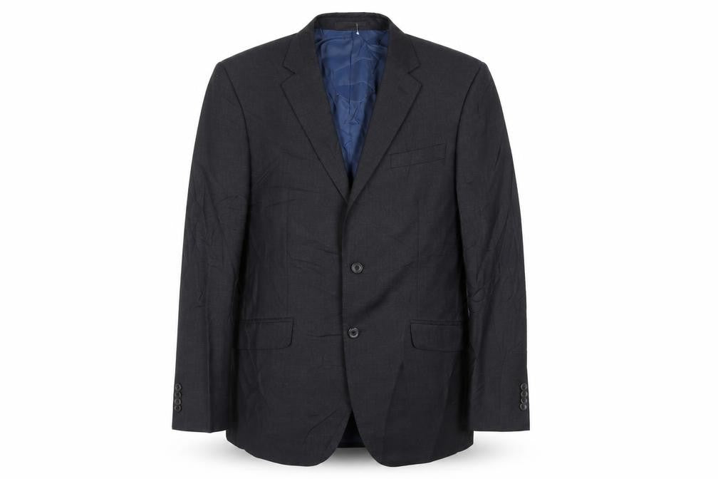 Simon Carter Mens Blue Wool Jacket Suit Jacket Size 40 Regular