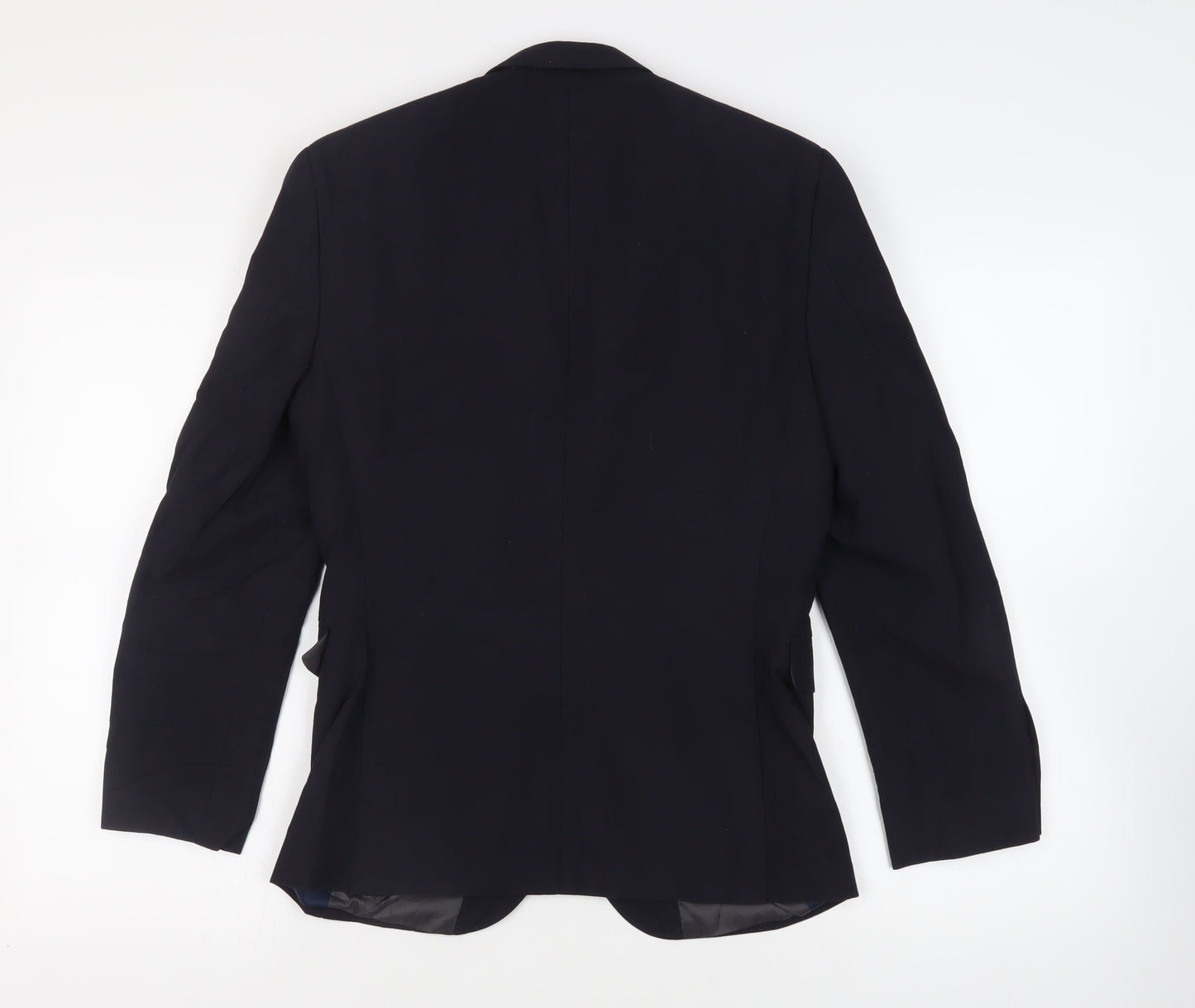 NEXT Mens Blue Polyester Jacket Suit Jacket Size 36 Regular