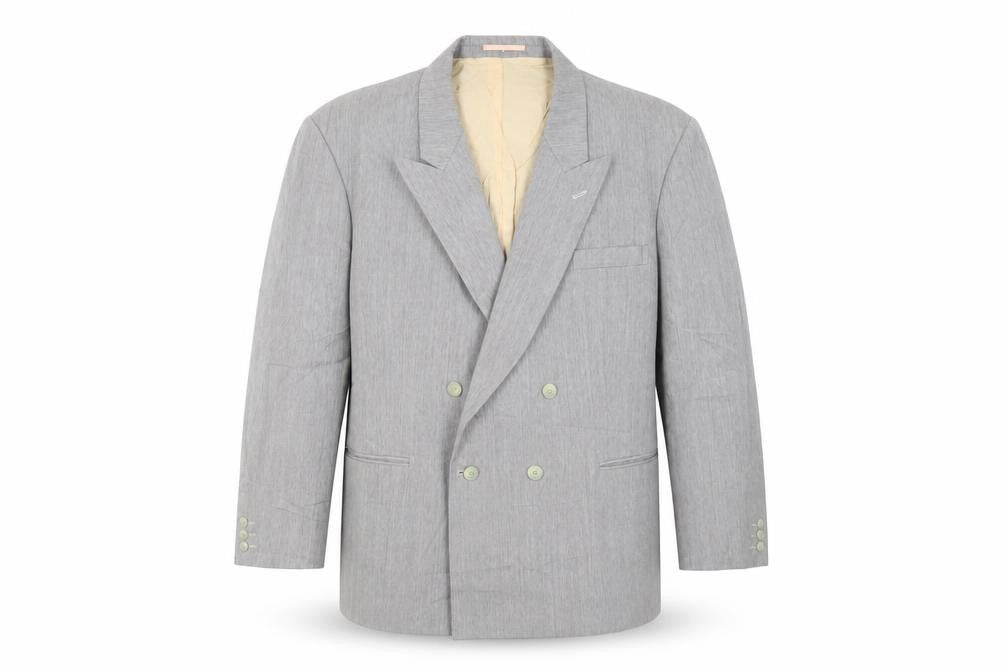 Hugo James Mens Grey Wool Jacket Suit Jacket Size 48 Regular