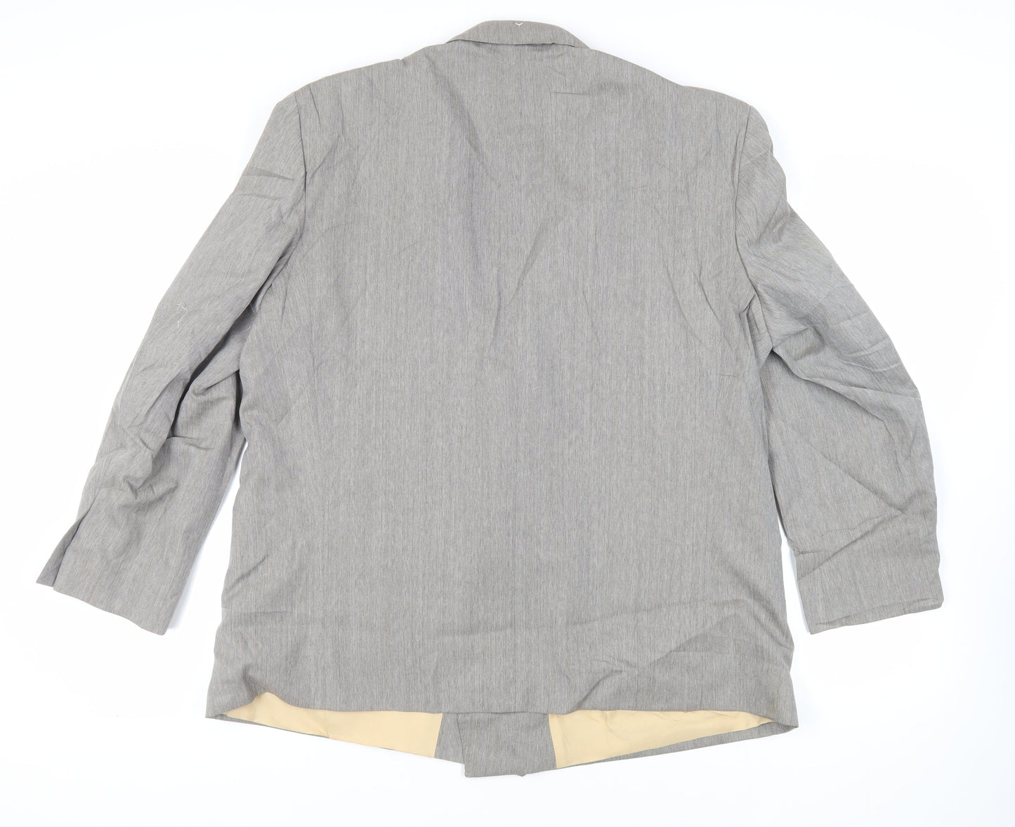 Hugo James Mens Grey Wool Jacket Suit Jacket Size 48 Regular