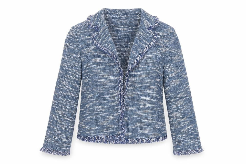 Topshop Womens Blue Jacket Blazer Size 8 - Open