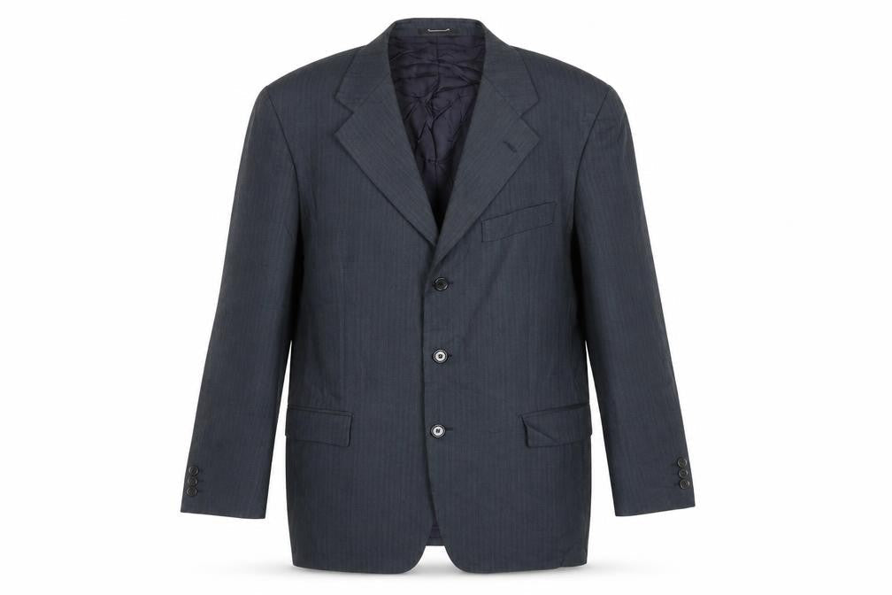 House of Fraser Mens Blue Wool Jacket Suit Jacket Size 42 Regular
