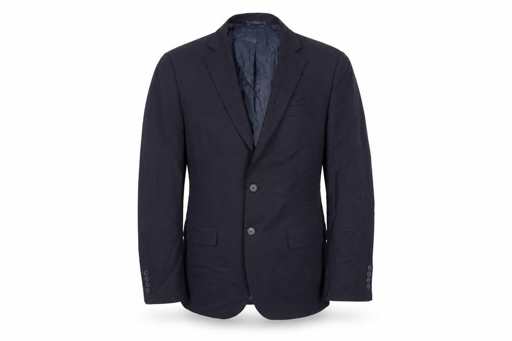Marks & Spencer Mens Blue Polyester Jacket Suit Jacket Size 38 Regular