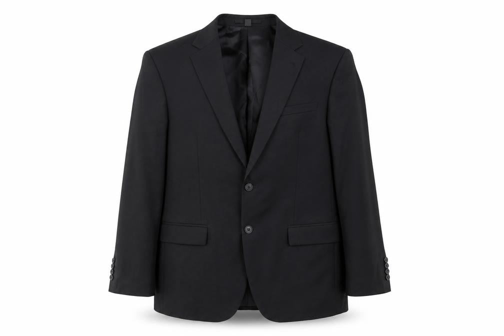 Marks & Spencer Mens Black Polyester Jacket Suit Jacket Size 40 Regular