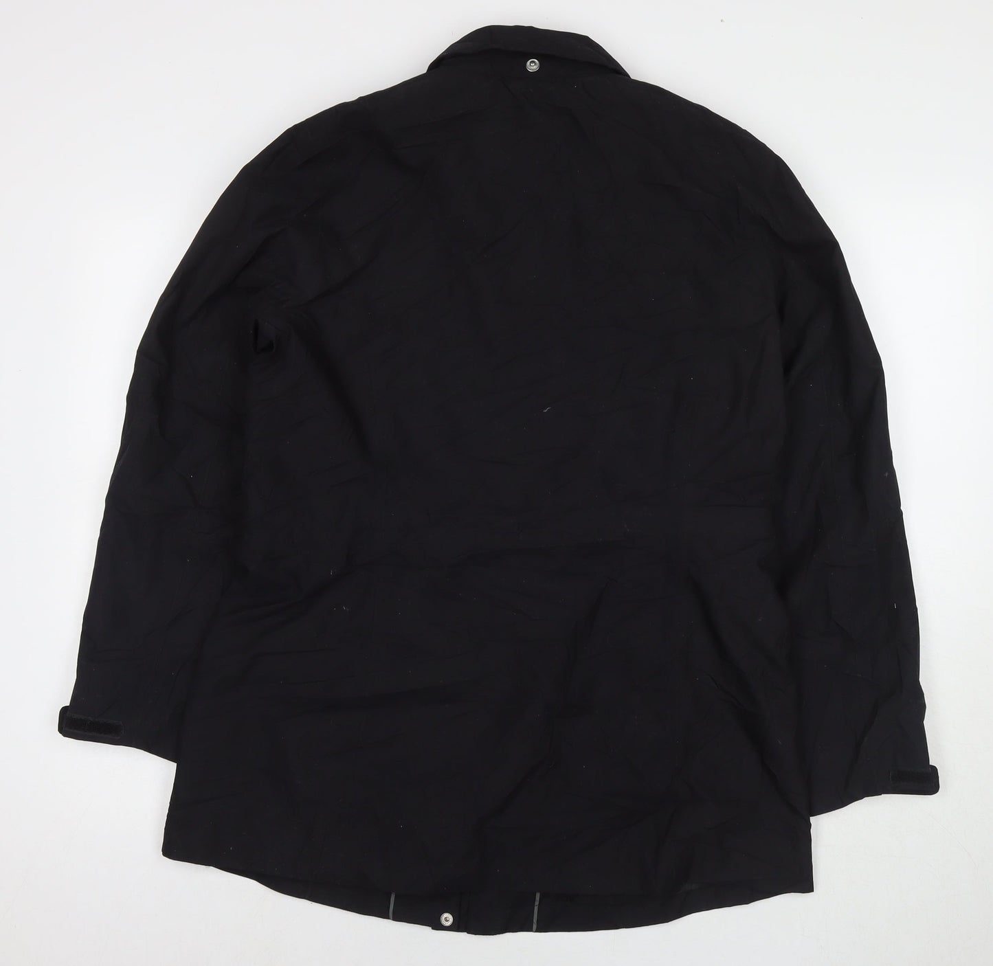 Lands' End Womens Black Jacket Size 10 Zip - Size 10-12