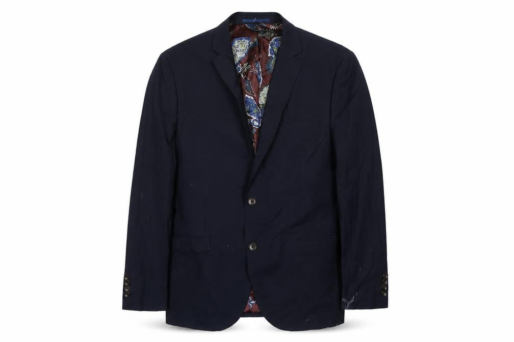 NEXT Mens Blue Wool Jacket Suit Jacket Size 42 Regular
