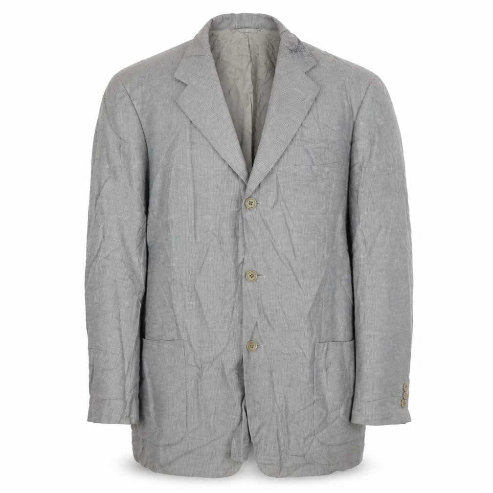 Cerruti 1881 Mens Grey Wool Jacket Suit Jacket Size 44 Regular