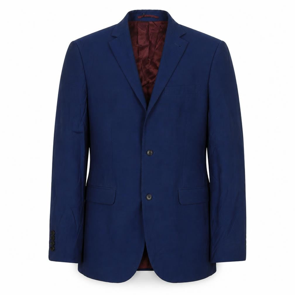 NEXT Mens Blue Wool Jacket Suit Jacket Size 36 Regular