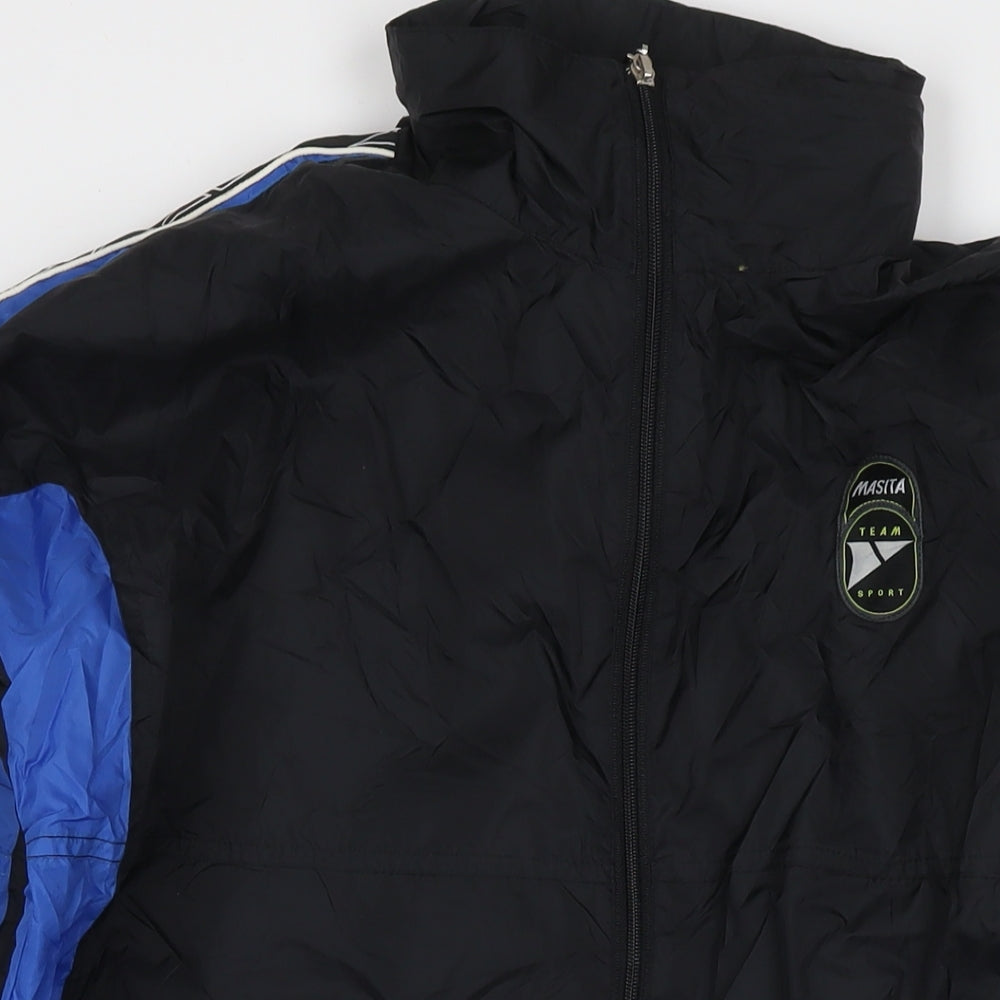 Masita Mens Black Jacket Size S Zip