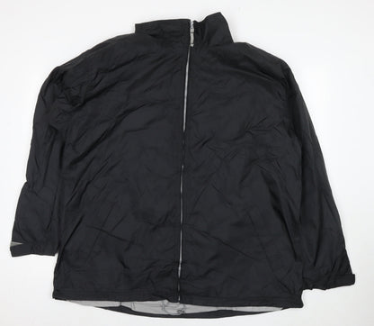 B&C Mens Black Jacket Size 3XL Zip