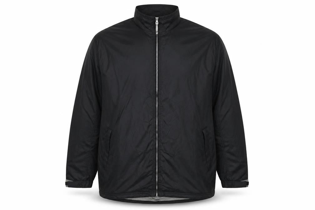 B&C Mens Black Jacket Size 3XL Zip