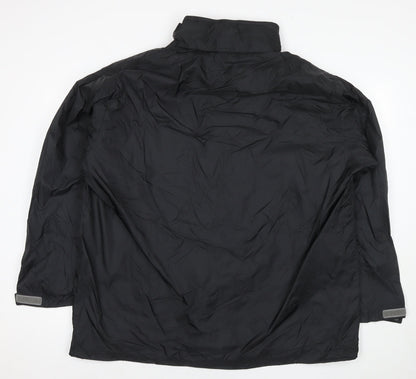 B&C Mens Black Jacket Size 3XL Zip