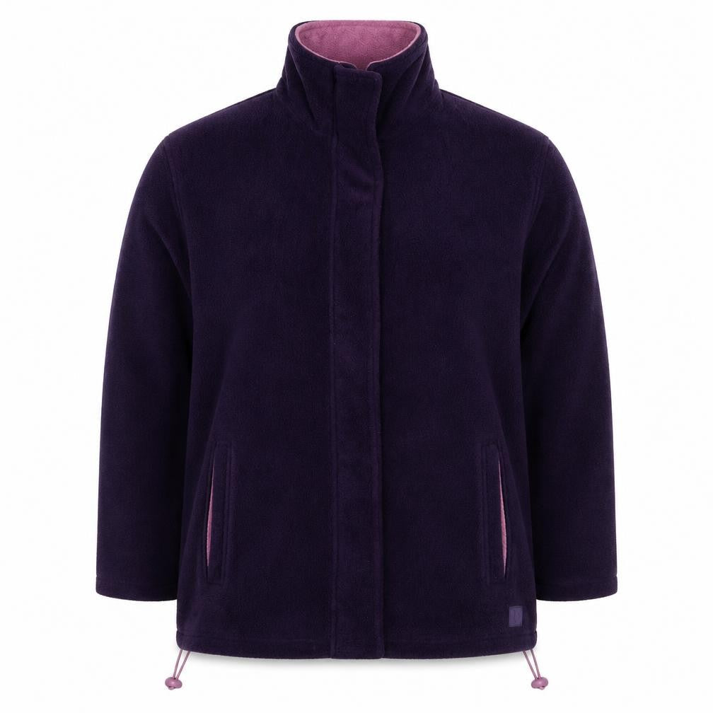 Classic Collection Womens Purple Jacket Size M Zip