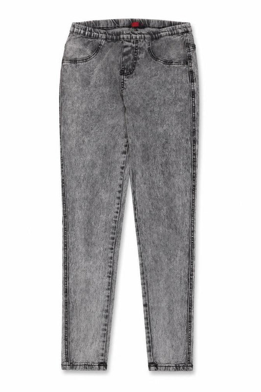 Miss Selfridge Womens Grey Cotton Jegging Jeans Size 10 L30 in Regular