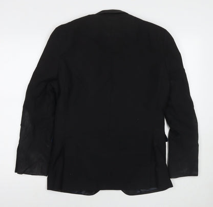 Next Mens Black Polyester Jacket Suit Jacket Size 38 Regular
