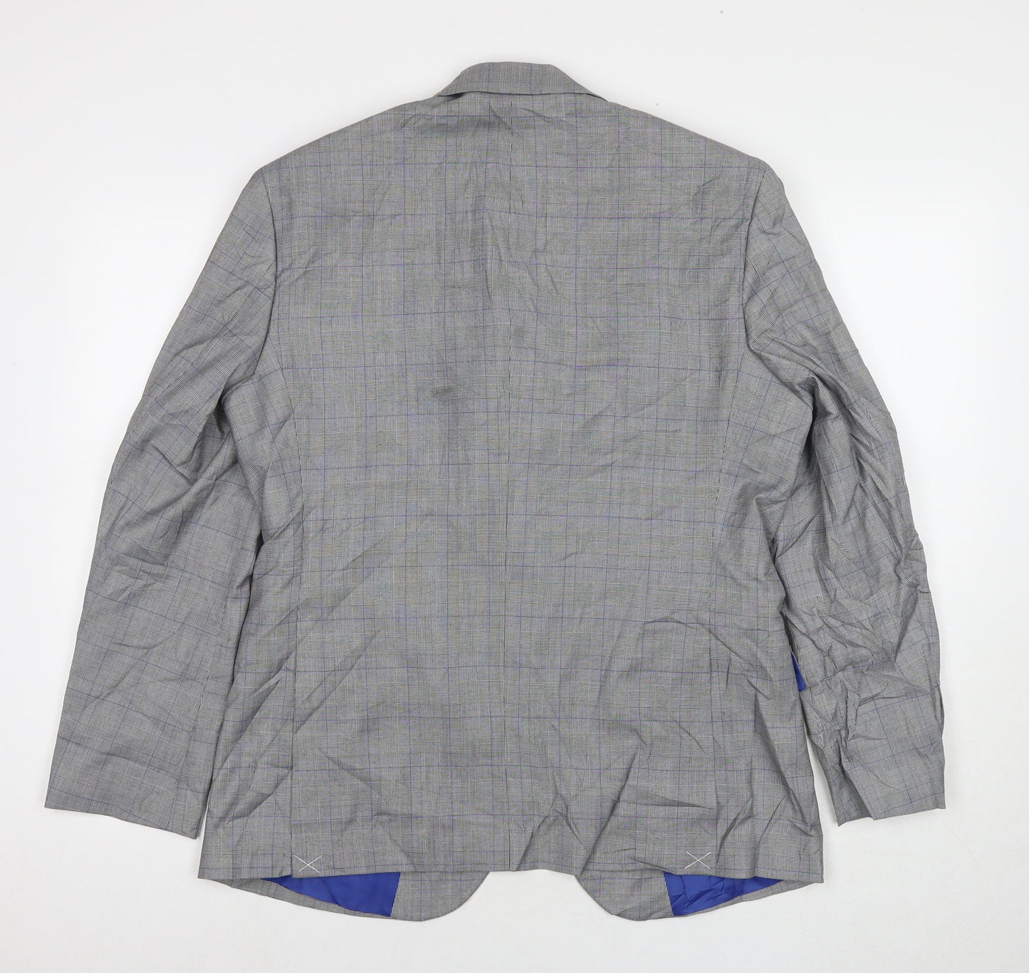 Marks and Spencer Mens Grey Polyester Jacket Suit Jacket Size 40 Regular