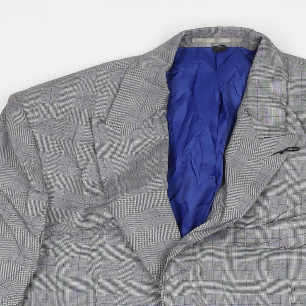 Marks and Spencer Mens Grey Polyester Jacket Suit Jacket Size 40 Regular