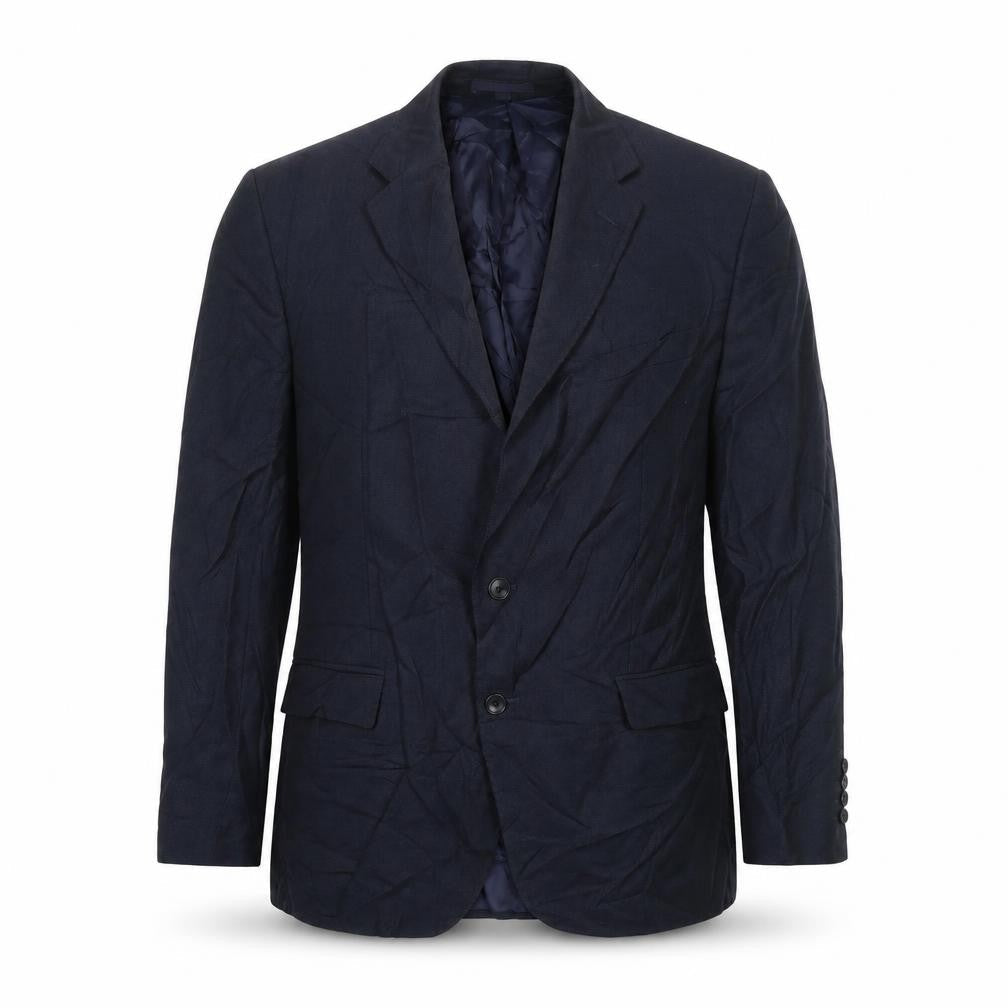 Marks & Spencer Mens Blue Wool Jacket Suit Jacket Size 44 Regular