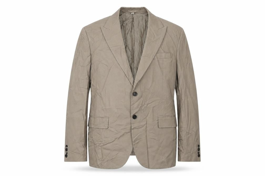 Marks & Spencer Mens Beige Cotton Jacket Suit Jacket Size 44 Regular