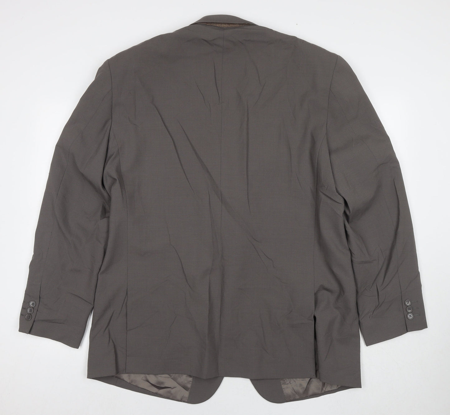 Skopes Mens Grey Wool Jacket Suit Jacket Size 46 Regular