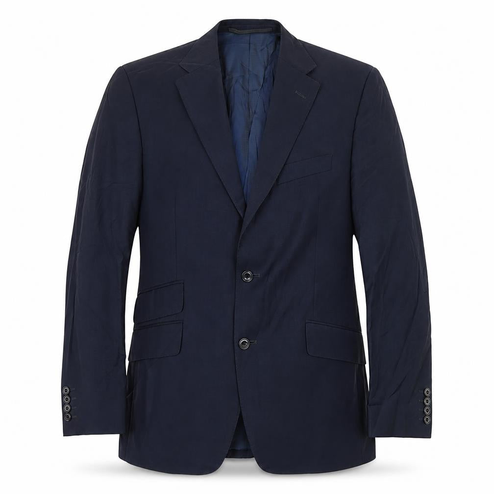 Marks & Spencer Mens Blue Wool Jacket Suit Jacket Size 40 Regular