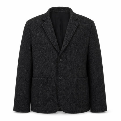 Bellfield Mens Black Jacket Blazer Size L Button
