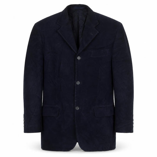 New Classics Mens Blue Jacket Blazer Size 40 Button