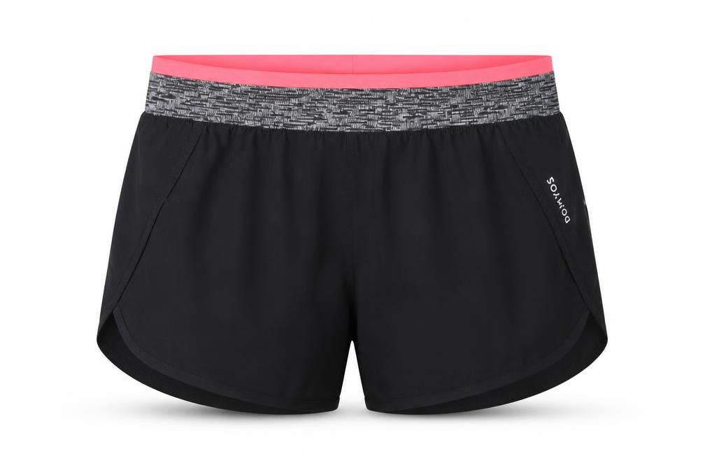 DOMYOS Womens Black Polyester Athletic Shorts Size XS Regular