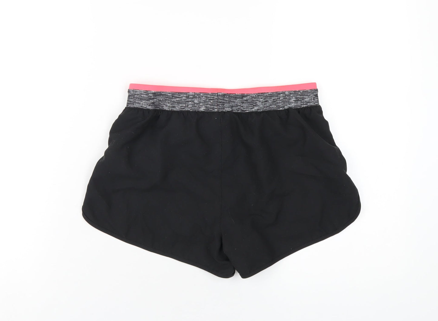 DOMYOS Womens Black Polyester Athletic Shorts Size XS Regular