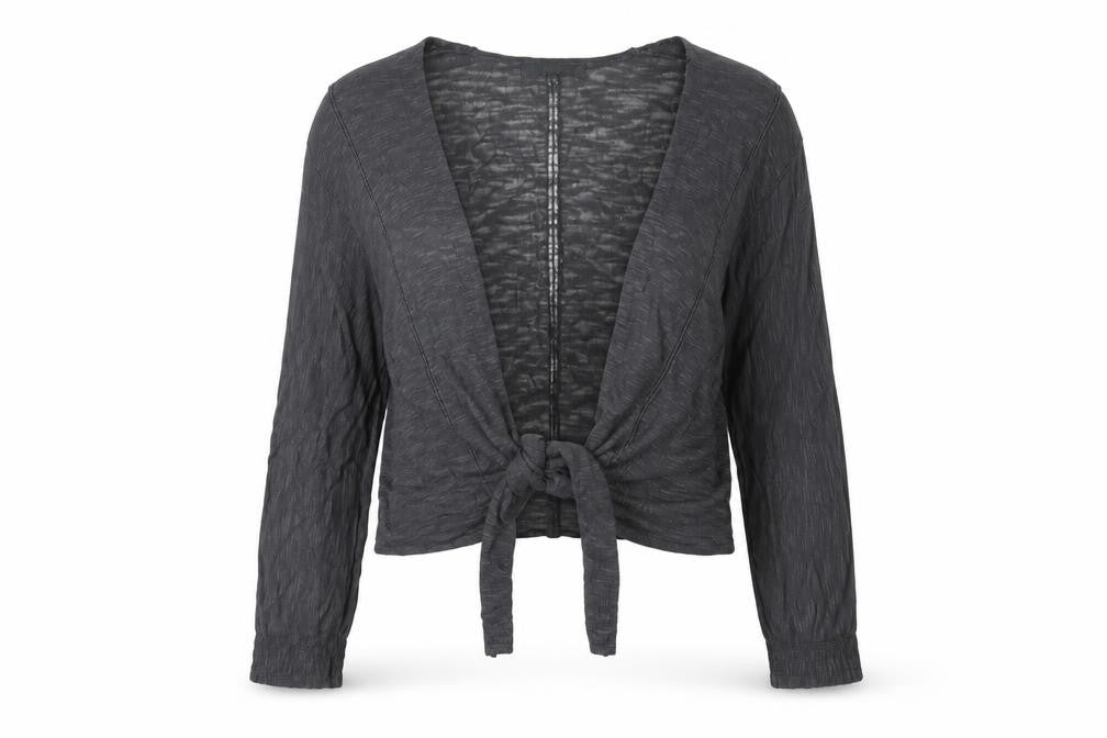 NEXT Womens Grey V-Neck Viscose Cardigan Jumper Size S