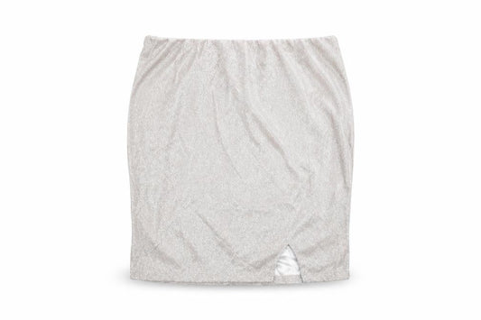 Urban Bliss Womens Grey Polyester Mini Skirt Size L - Glitter
