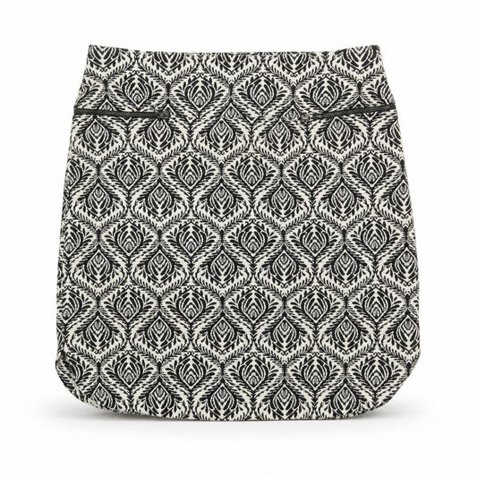 Next Womens Beige Geometric Polyester Mini Skirt Size 10