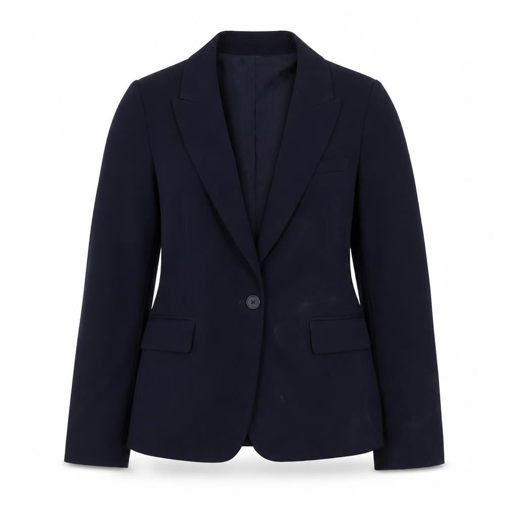 Marks & Spencer Womens Blue Jacket Blazer Size 10 Button