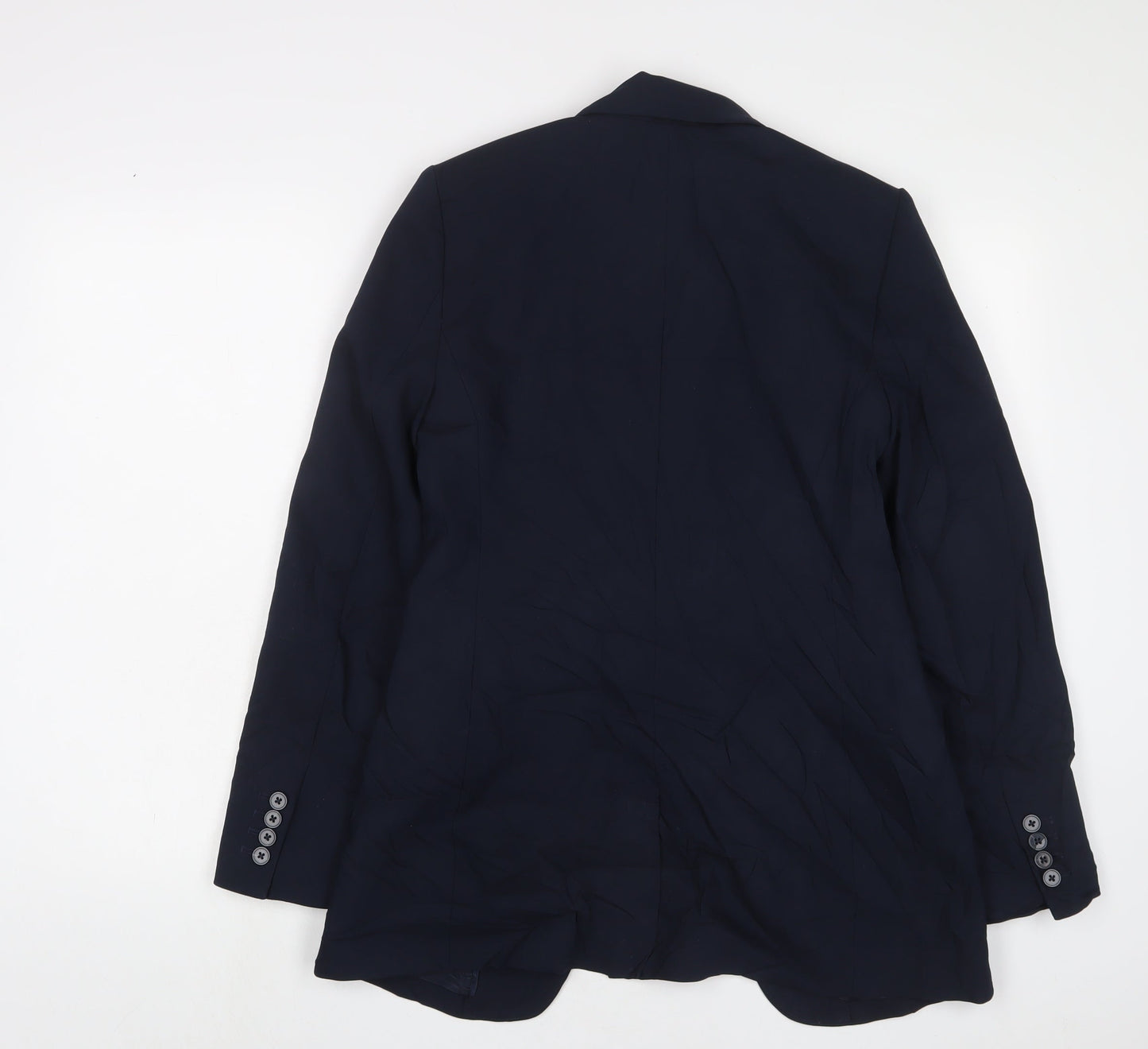 Marks and Spencer Womens Blue Jacket Blazer Size 8 Button