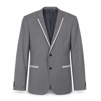 Next Mens Grey Polyester Jacket Suit Jacket Size 44 Regular