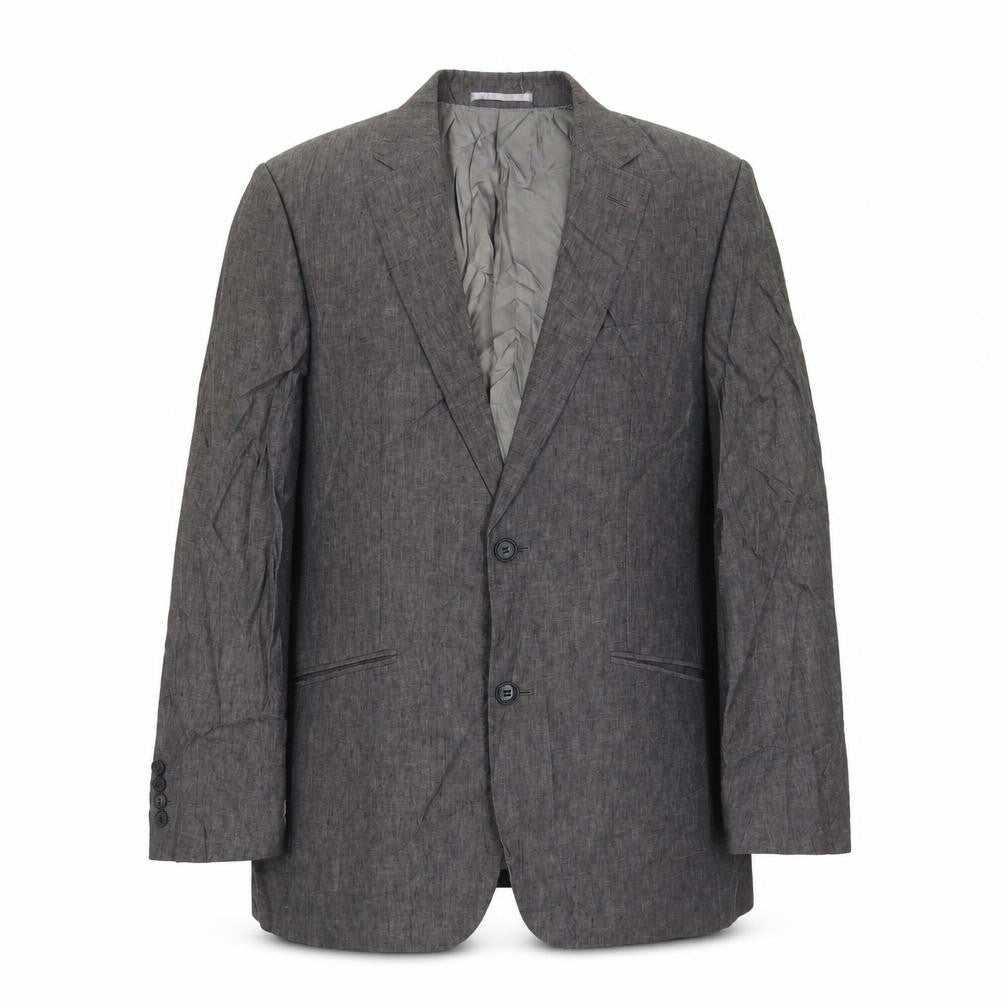Blazer Mens Grey Linen Jacket Suit Jacket Size 38 Regular